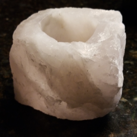 Rose Quarts Votive Holder - Picture 3 of 4